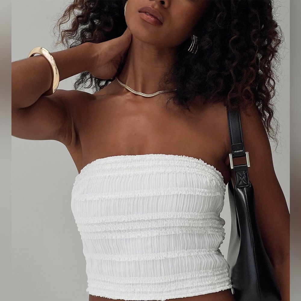 Women’s White Tube Top
